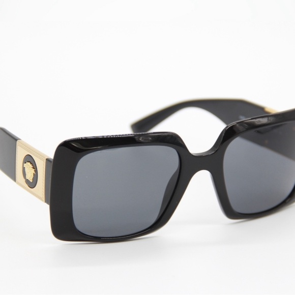 NEW VERSACE VE4405 GB1/87 BLACK SUNGLASSES NEW VERSACE MOD 4405 - Picture 7 of 8